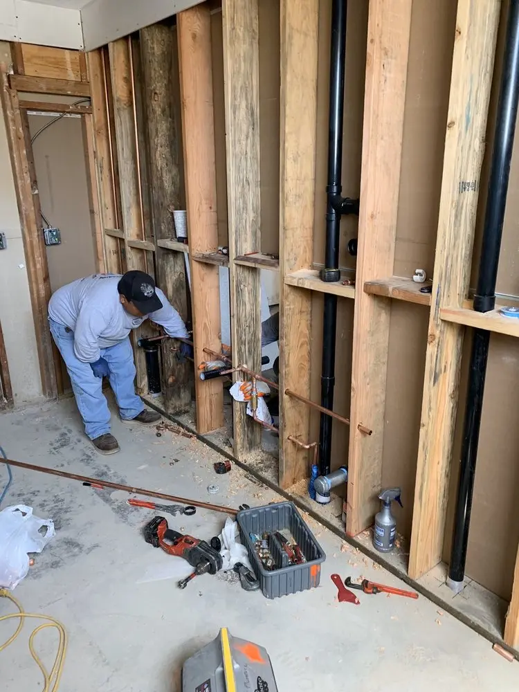 Commercial rough-in plumbing for Water Heater Replacement in Middleburg
